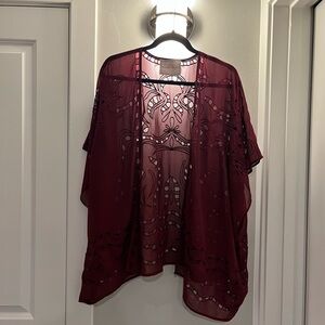 Anthropologie Light Weight Open Boho Cardigan